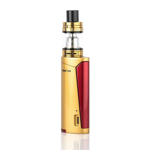 Smok Priv V8 Starter Kit - Silver/Black