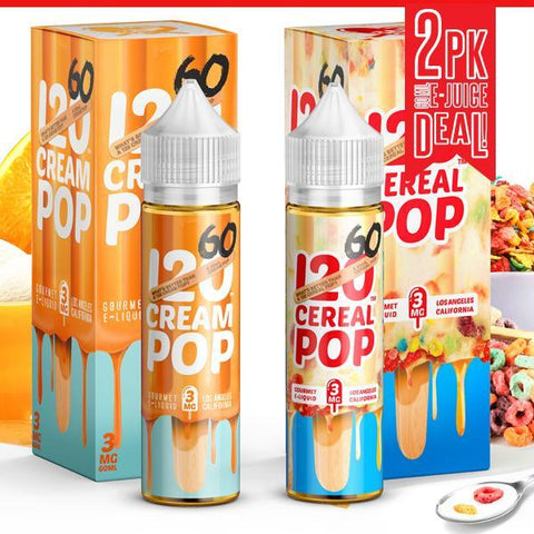 120 CEREAL POP & 120 CREAM POP BUNDLE